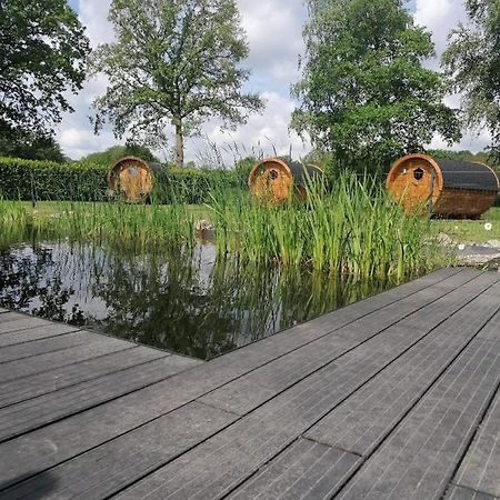 Gemuetliches Schlaffass Am Schwimmteich Mit Heizung Lägenhet Burg  Exteriör bild